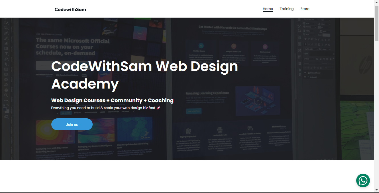 Website Design for Marketing Agency Startup